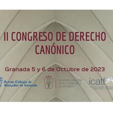 Granada acogerá el II Congreso de Derecho Canónico los días 5 y 6 de octubreGranada acogerá el II Congreso de Derecho Canónico los días 5 y 6 de octubre